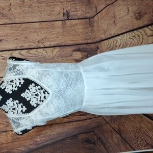White Evening Dress Night Gown